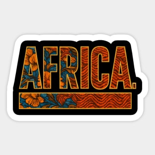 Africa Sticker